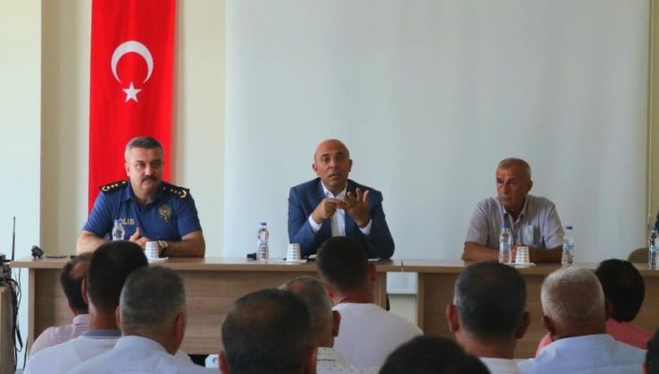 İl Emniyet Müdürü Sn. Mehmet ŞAHNE, Menemen İlçe Muhtarları ile değerlendirme toplantısında bir araya geldi.