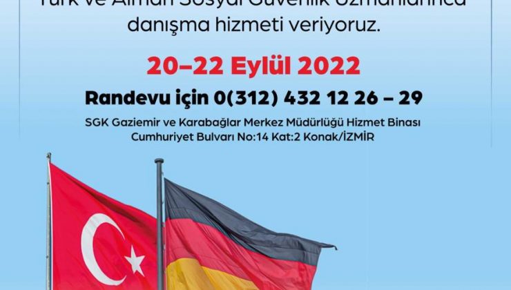 Türkiye-Almanya danışma günleri İzmir’de