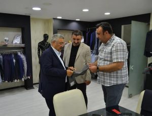 Milletvekili Nasır, Mimar Kemalettin Moda Merkezi esnafı ile buluştu