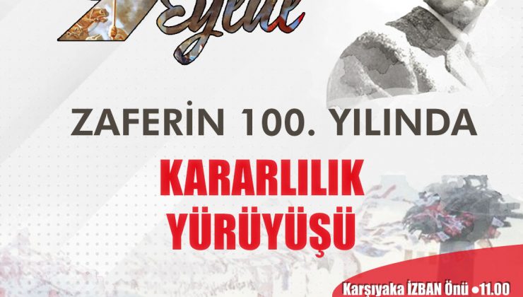 Vatan Partisi  Zaferin 100. Yılında Kararlılık Yürüyüşüne katılıyor.