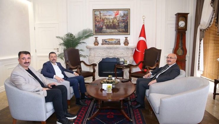 Milletvekili Kaya ve İlçe Başkanı Başdaş’tan Vali Köşger’e ziyaret