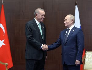 Cumhurbaşkanı Recep Tayip Erdoğan-Putin görüşmesi