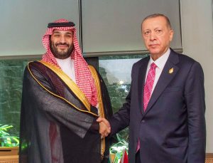 G20 Liderler Zirvesi kapsamında Cumhurbaşkanı Recep Tayip Erdoğan- Suudi Arabistan Veliaht Prensi Muhammed bin Selman bin Abdülaziz El Suud ile bir araya geldi.