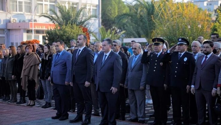 “KINIK’TA SİRENLER ATATÜRK İÇİN”