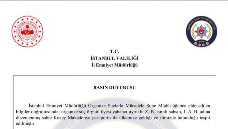 Aranan Sırp çete lideri İstanbul’da yakalandı