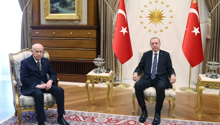 Cumhurbaşkanı Recep Tayip Erdoğan,Mhp Genel Başkan’ı Devlet Bahçeli ile görüştü