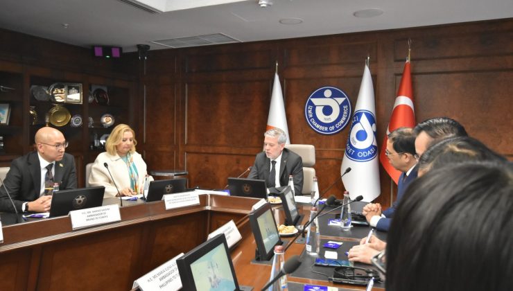 İZTO’da 1 günde 9 farklı ülkeden 10 temsilci