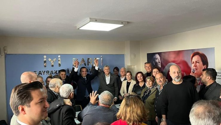 İYİ Parti İl Başkan adayı M. Sinan Bezircilioğlu ve  heyeti Başkan Çobanoğlu Ziyareti.