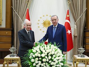 Cumhurbaşkan’ı Recep Tayip <strong>Erdoğan, Bahçeli ile görüştü</strong>