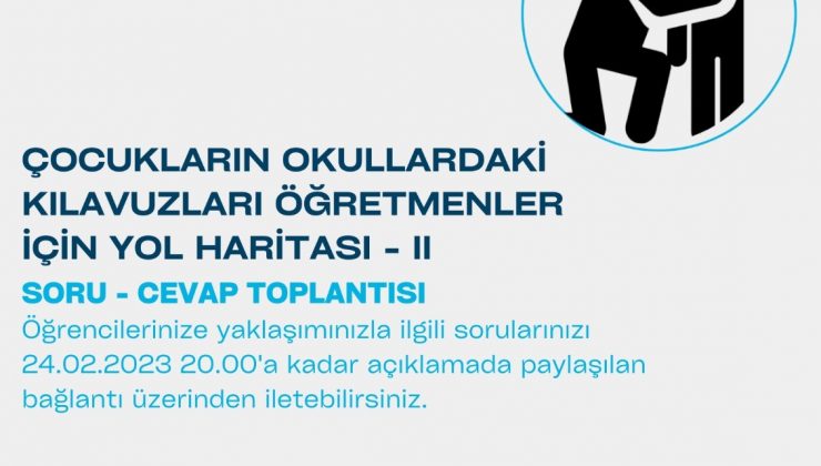 İzmir İl Milli Eğitim Müdürlüğü Ege Üniversitesi İle “Çocukların Okullardaki Kılavuzları Öğretmenler İçin Yol Haritası” Toplantısının İkincisini Düzenliyor