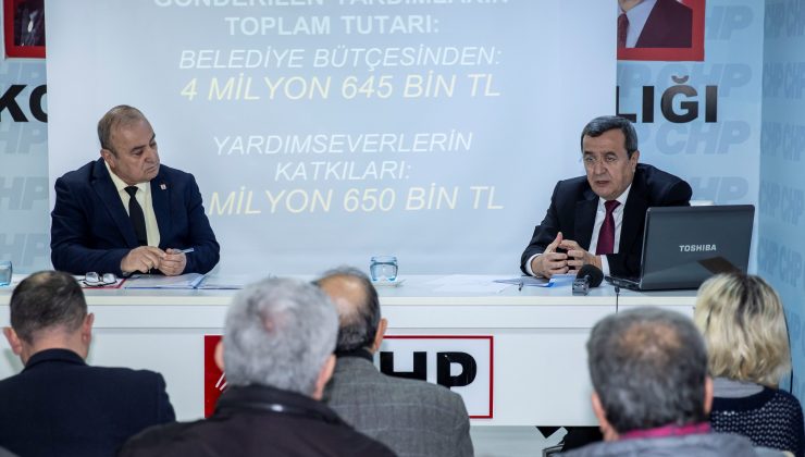 Konak’tan Deprem Bölgesine 7 Milyon TL’lik Destek