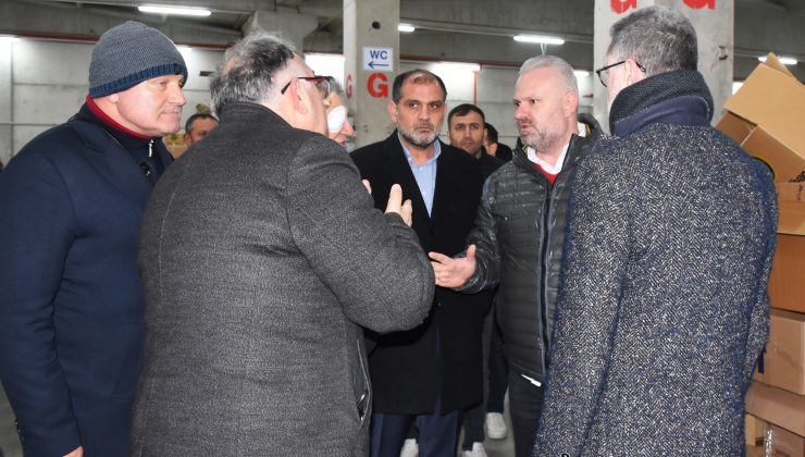 MENEMEN BELEDİYESİ EKİBİ AFET BÖLGESİNDE
