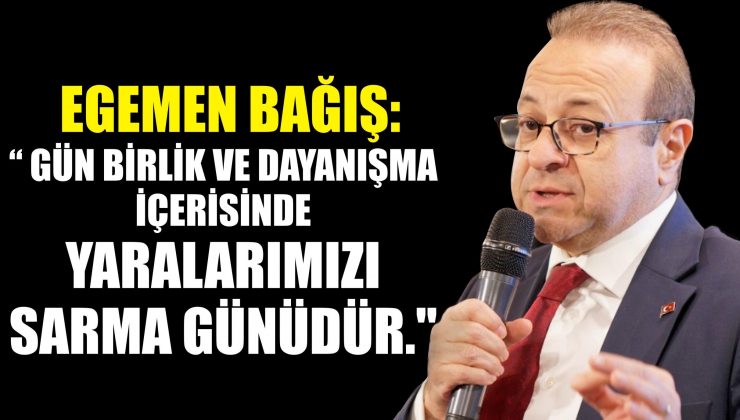 Egemen Bağış  Çekya’dan gelen yardımları anlattı