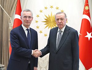 Cumhurbaşkanı;Recep Tayip Erdoğan, Stoltenberg ile görüştü