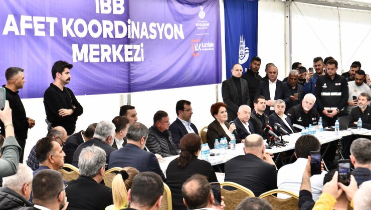 Akşener: ‘Biz deprem esnasında rakip değiliz’