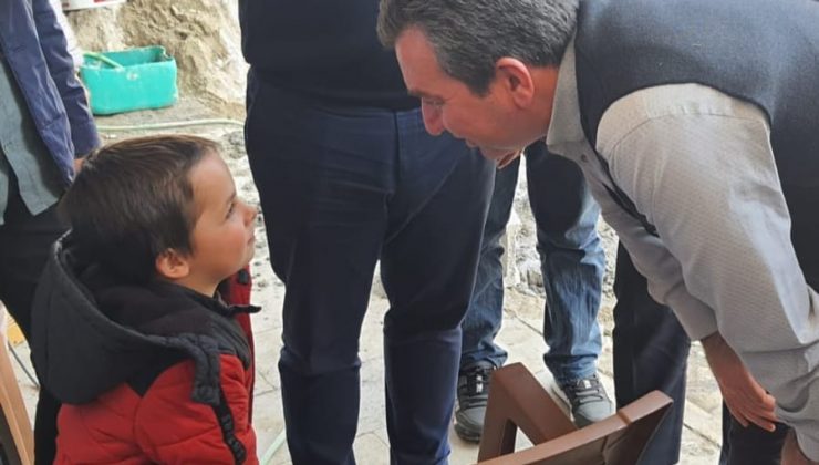 Başkan Koştu, deprem bölgesinde