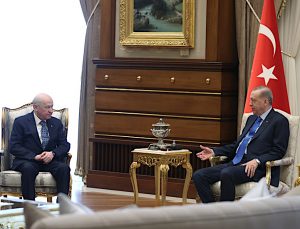 Cumhurbaşkanı Recep Tayyip Erdoğan, MHP Genel Başkanı Devlet Bahçeli ile bir araya geldi