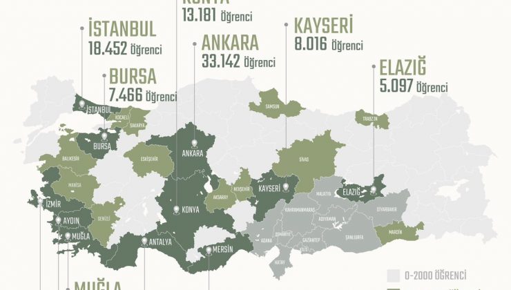 Deprem bölgesinden 243 bine yakın öğrenci nakil yaptırdı