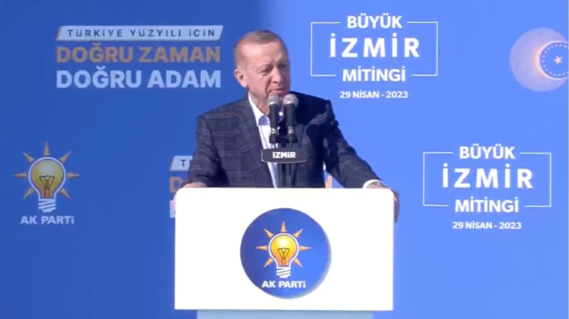 Cumhurbaşkanı Erdoğan İzmir’de Bizim İzmir aşkımız fark atıyor!