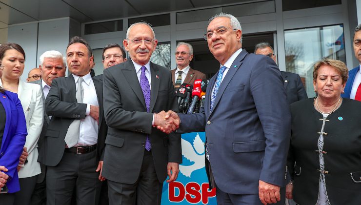 Kılıçdaroğlu, DSP’yi ziyaret etti