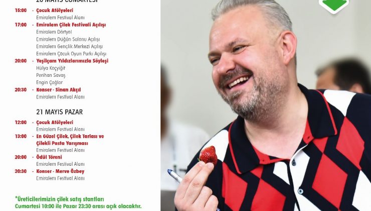 MENEMEN’DE ÇİLEK KOKULU GÜNLER BAŞLIYOR