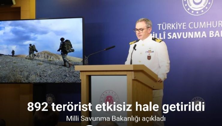 ‘Son bir haftada 44 terörist etkisiz hale getirildi’