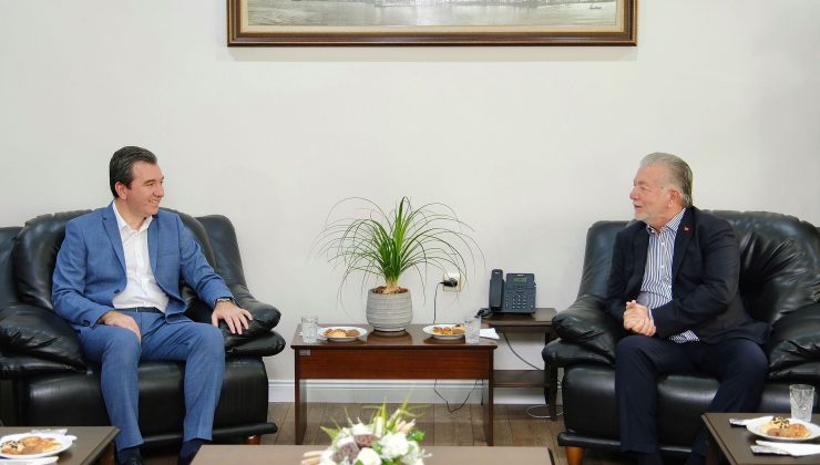 HAKAN KOŞTU VE BERGAMA ODA BAŞKANLARINDAN YALÇIN ATA’YA ZİYARETSS