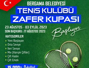 Bergama Tenis Kulübü Zafer Kupası başlıyor