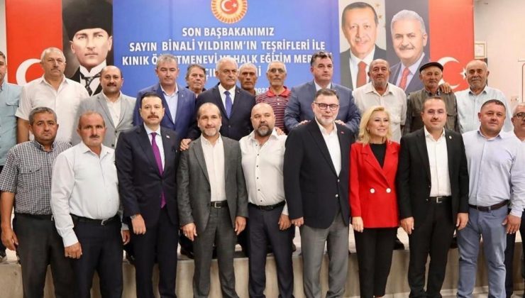 Son Başbakan Binali Yıldırım İzmir Kınık Öğretmenevi ve Halk Eğitim Merkezi’nin açılışını gerçekleştirdi