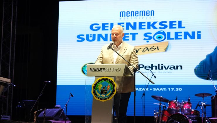 MENEMEN’DE DİLLERE DESTAN SÜNNET ŞÖLENİ