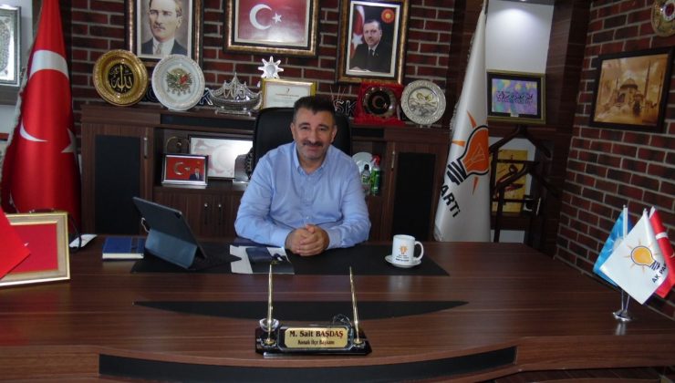 AK Parti Konak İlçe Başkan’ı M.Sait Başdaş’tan 29 Ekim Cumhuriyeti’n 100. Yılı kutlama mesaj’