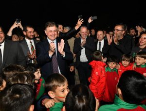 Karşıyaka stadı için miting yaptılar