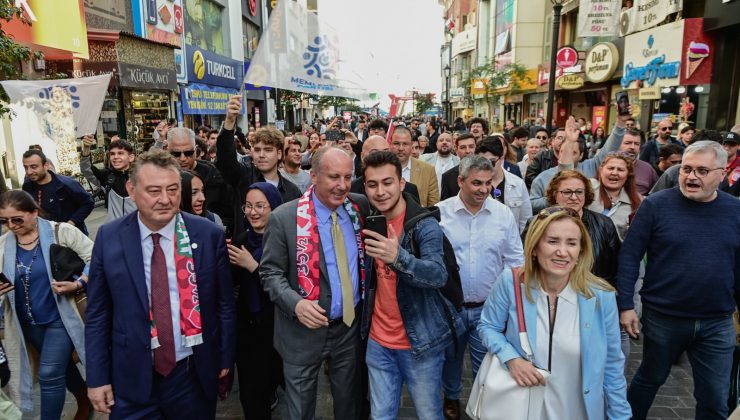 İZMİR’DE MUHARREM İNCE RÜZGARI ESTİ