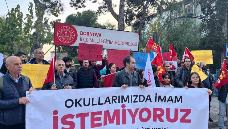 İzmir Bornova laiklik için ayakta: Okullarımızda imam istemiyoruz! 