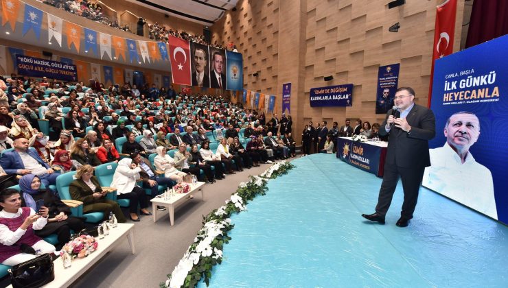 AK Parti İzmir Kadın Kolları 7. Olağan Kongresi Coşkuyla Gerçekleştirildi