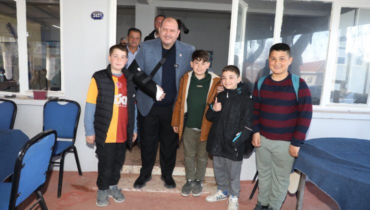 Başkan Çiçek Sahada