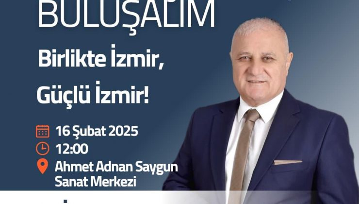 Sait Karaaslan: “İzmir İçin Ortak Akılla Hareket Edeceğiz”