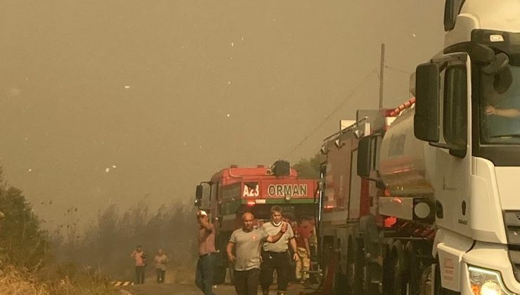 İzmir itfaiyesi tüm gücüyle sahada