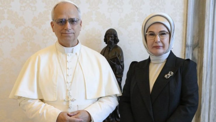 Emine Erdoğan, Vatikan’da Papa 14. Leo ile Gazze, İklim ve Barış İçin Görüştü