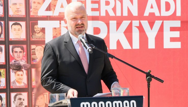 15 Temmuz şehitleri Menemen’de törenle anıldı