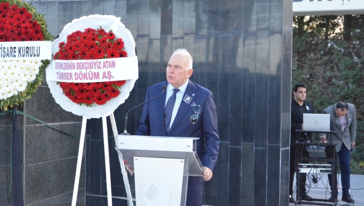 İAOSB’de 10 Kasım Törenleri: Atatürk Saygı ve Minnetle Anıldı