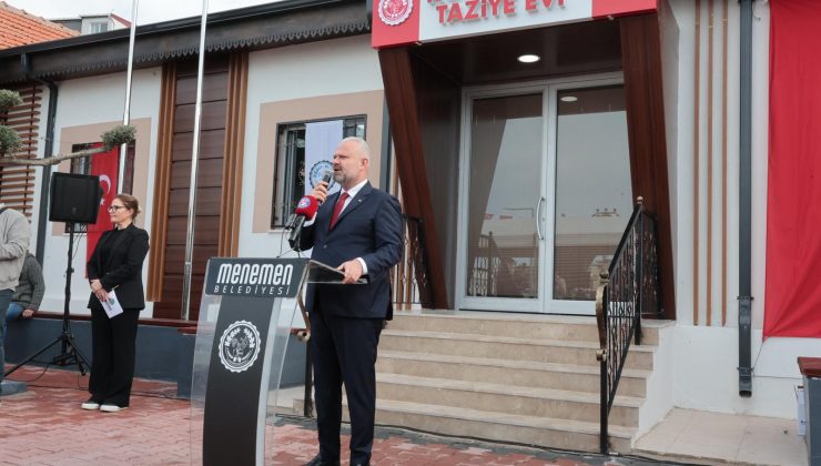 Menemen’de Koyundere Taziye Evi hizmete açıld