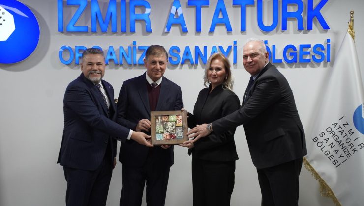Başkan Tugay ve CHP İl Yönetiminden İAOSB’ye Ziyaret