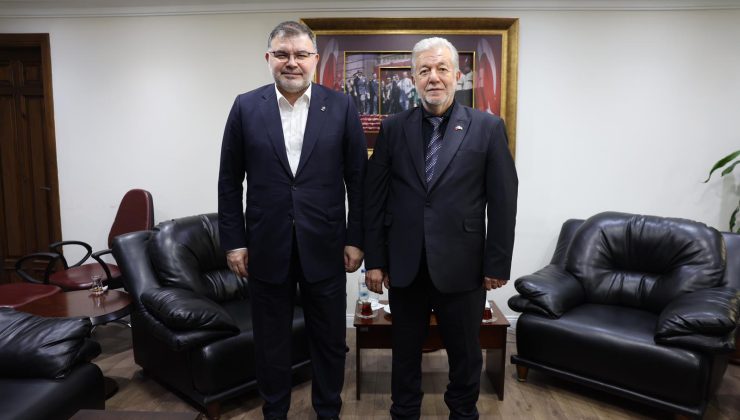 AK Parti İzmir İl Başkanı Bilal Saygılı’dan İESOB Başkanı Yalçın Ata’ya Ziyaret