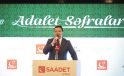 Saadet Partisi Genel Başkanı Mahmut Arıkan, partisinin İzmir İl Başkanlığı tarafından düzenlenen iftar programında konuştu.