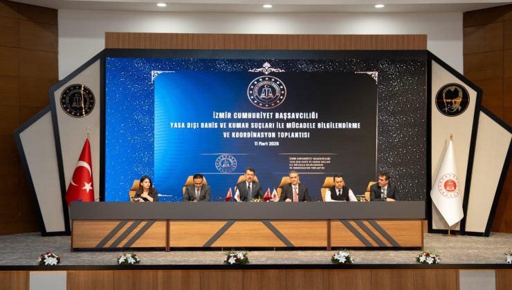 İzmir Adliyesi’nde Yasa Dışı Bahis ve Kumar Suçlarıyla Mücadele Toplantısı