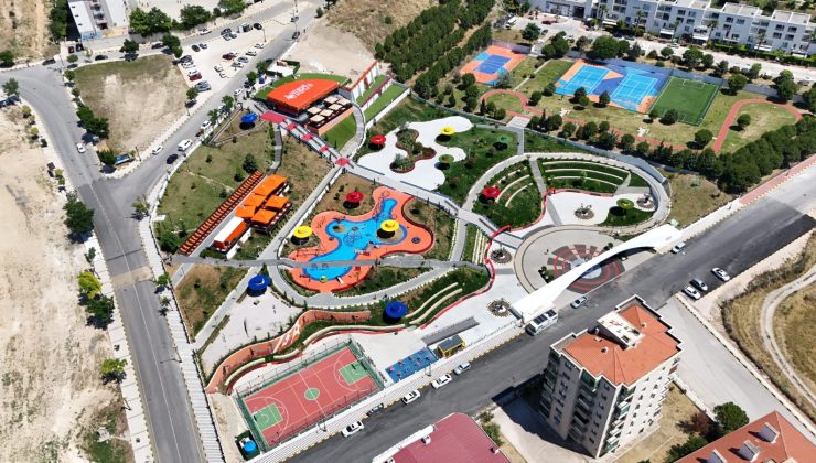Menemen’de Kent Gözü Rekreasyon Alanı vatandaşların gözdesi old